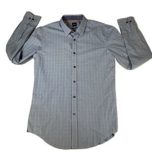 Boss Hugo boss button up dress shirt mens slim fit large